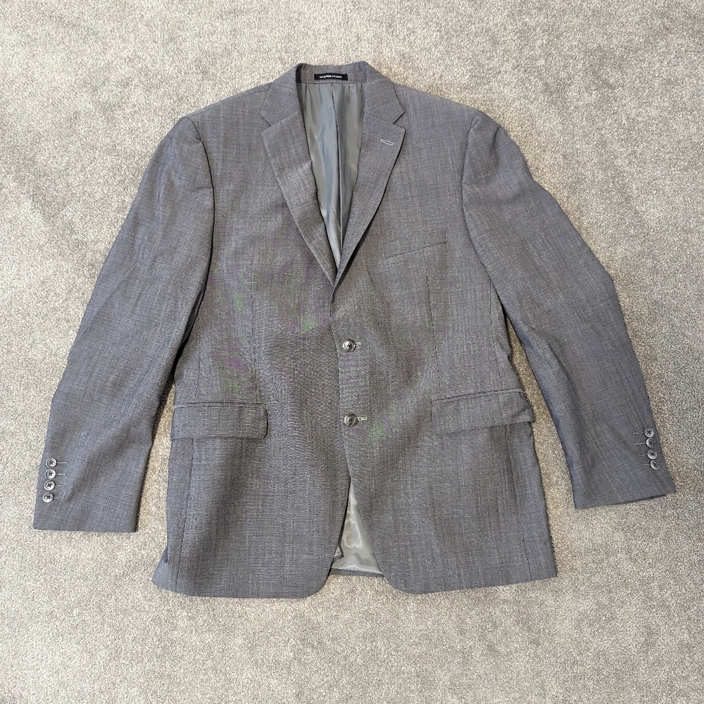Kenneth Cole Reaction Men's Gray Two-Button Sport Coat
